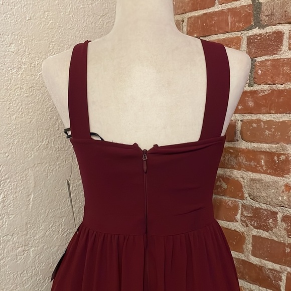 Lulus - Air of Romance Burgundy Maxi Dress - Picture 11 of 12